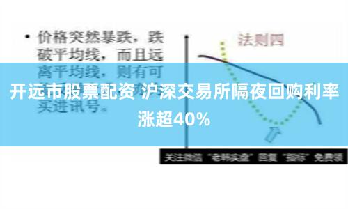 开远市股票配资 沪深交易所隔夜回购利率涨超40%